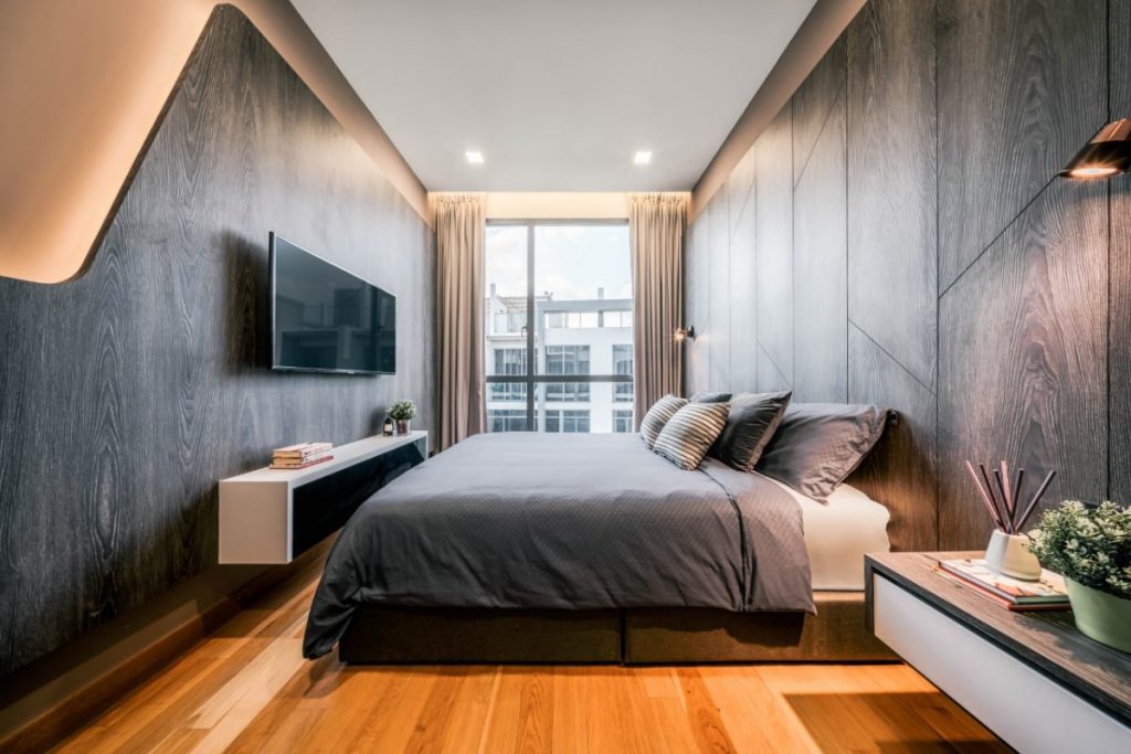 Thiết kế nội thất phòng ngủ chung cư 76m2