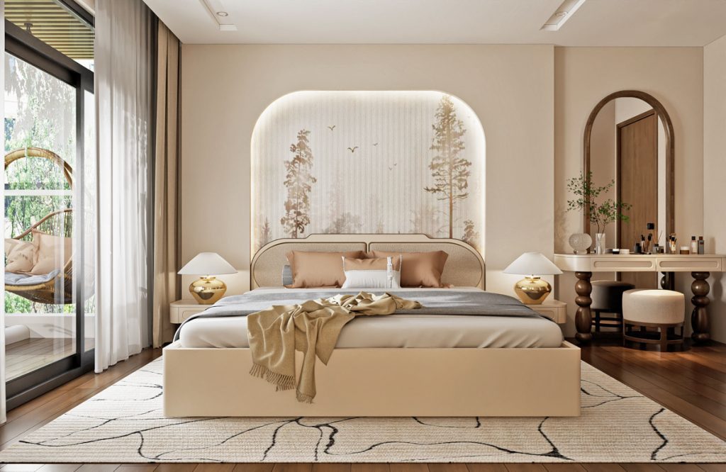 Thiết Kế Nội Thất Phòng Ngủ Chung Cư 85m2