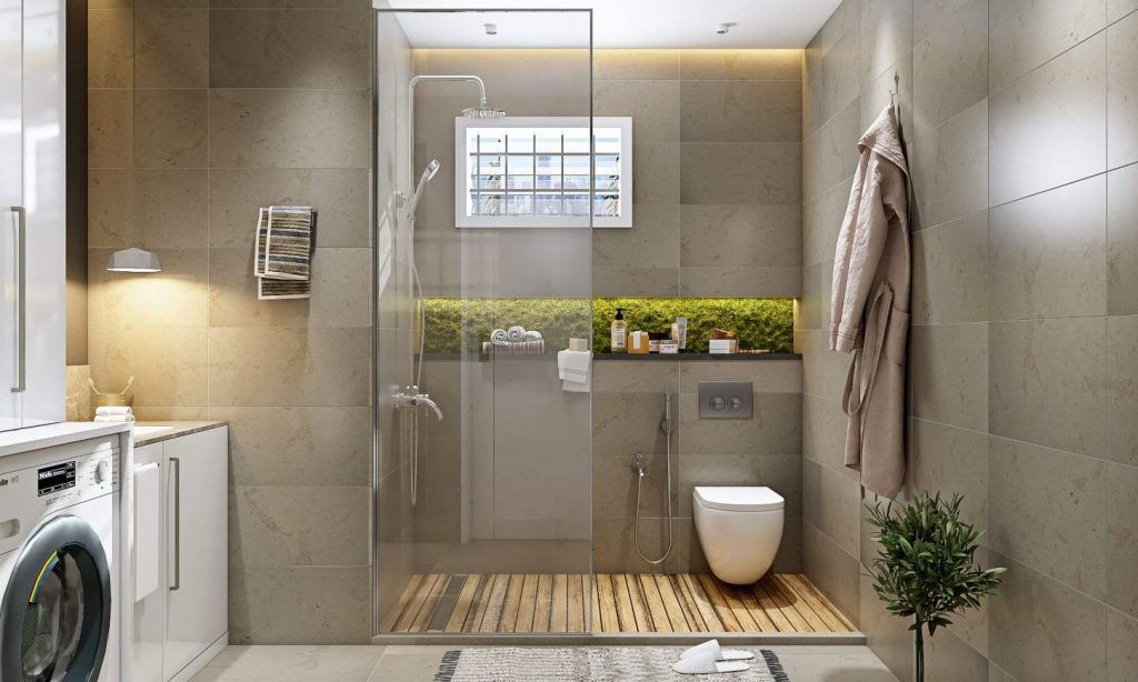 Thiết kế nội thất phòng tắm chung cư 110m2