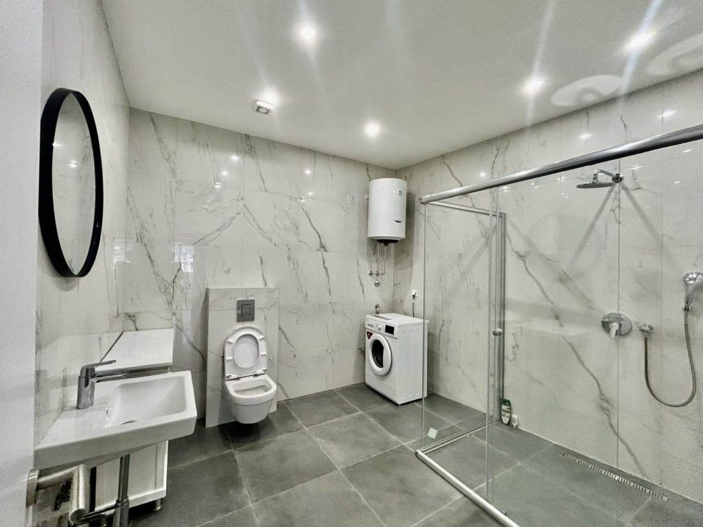 Thiết kế nội thất phòng tắm chung cư 72m2