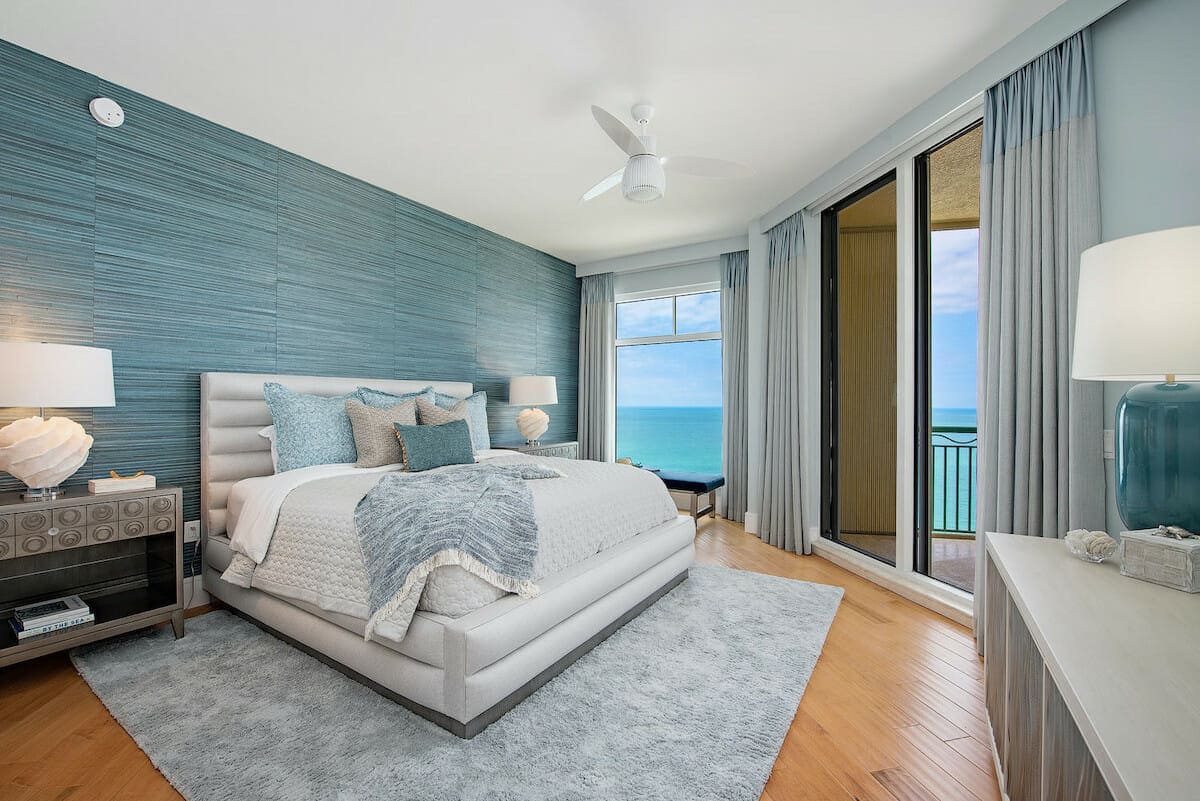Thiết kế phòng ngủ 13m2 phong cách Coastal