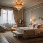 Thiết kế nội thất phòng ngủ 14m2 phong cách Châu Âu