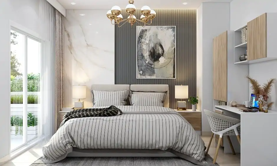 Thiết kế phòng ngủ 16m2 phong cách Hiện Đại