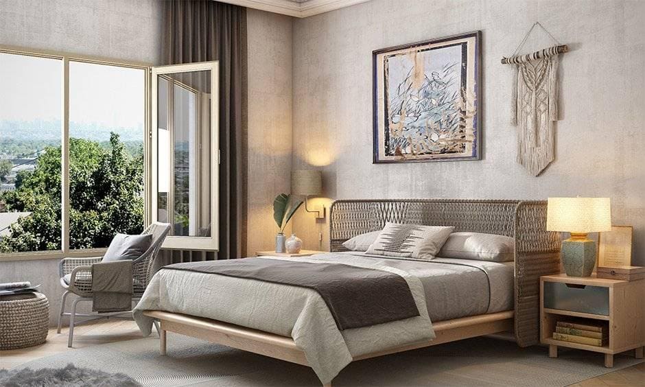 Thiết kế phòng ngủ 16m2 phong cách Retro