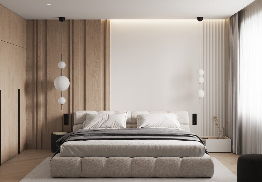 Thiết kế phòng ngủ 21m2 phong cách Minimalist