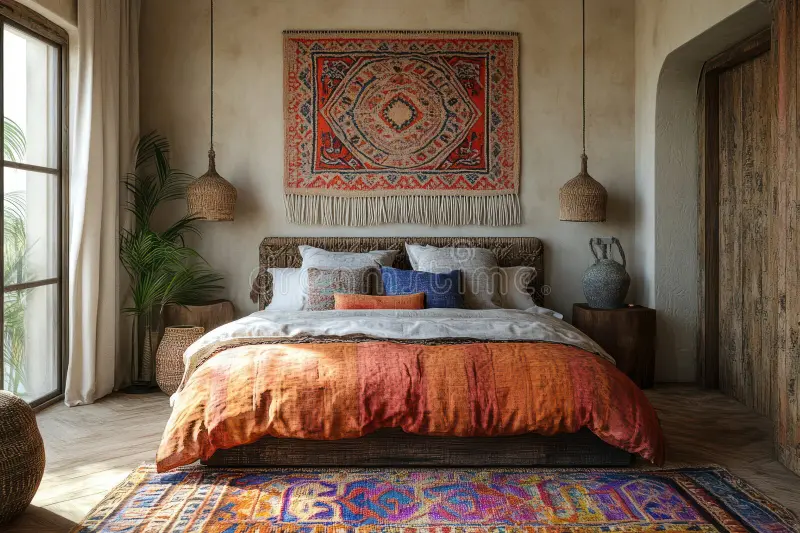 Thiết kế phòng ngủ 21m2 phong cách Moroccan