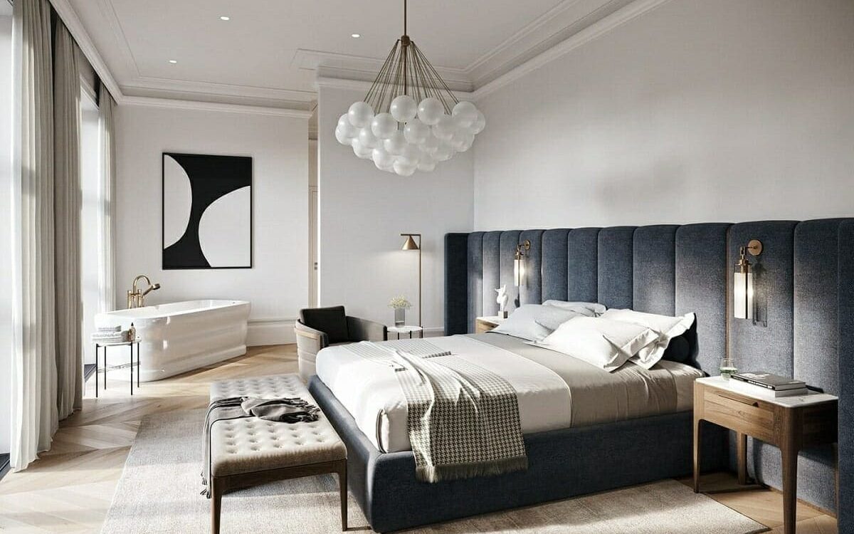 Thiết kế phòng ngủ 18m2 cho cặp đôi