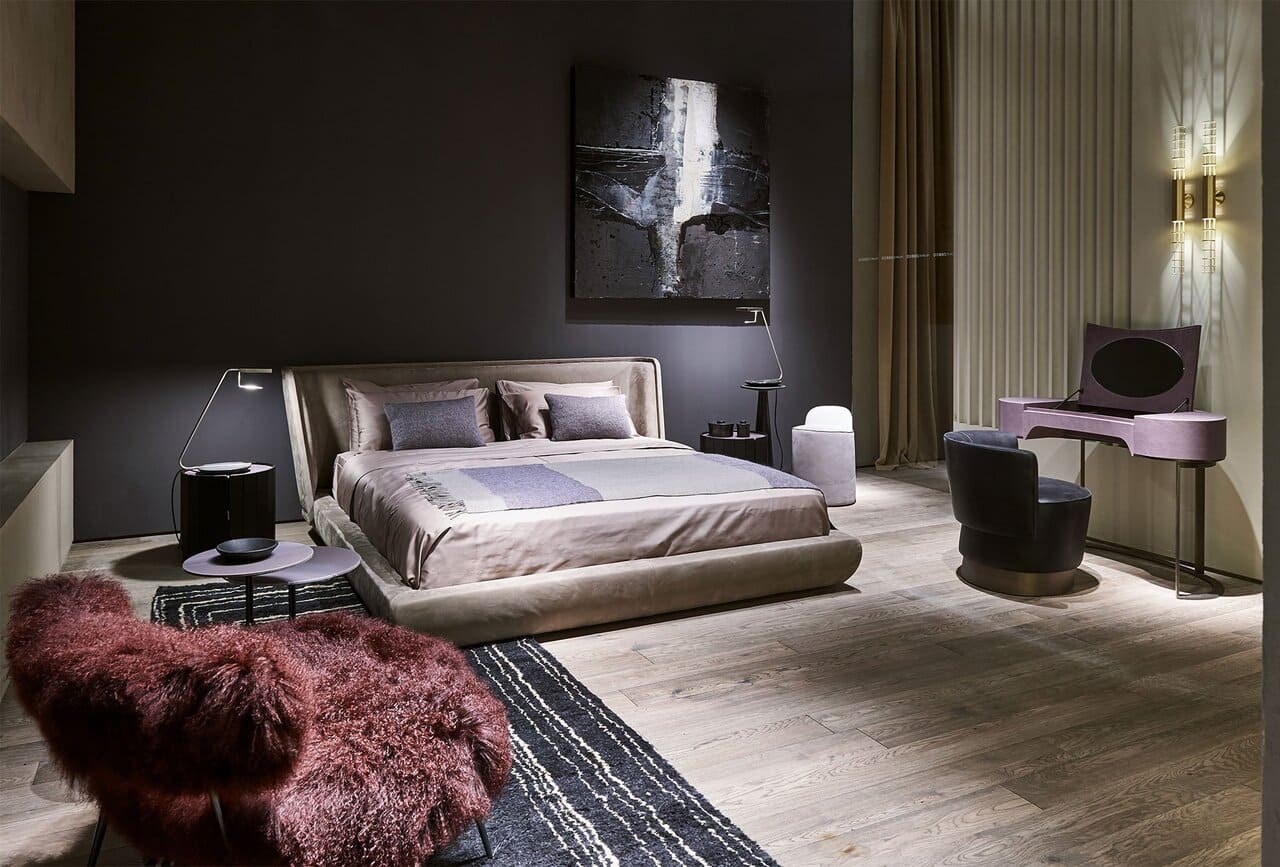 Thiết kế phòng ngủ 35m2 phong cách Luxury