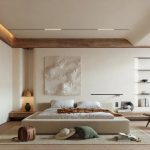 Thiết kế phòng ngủ 40m2 phong cách Wabi Sabi