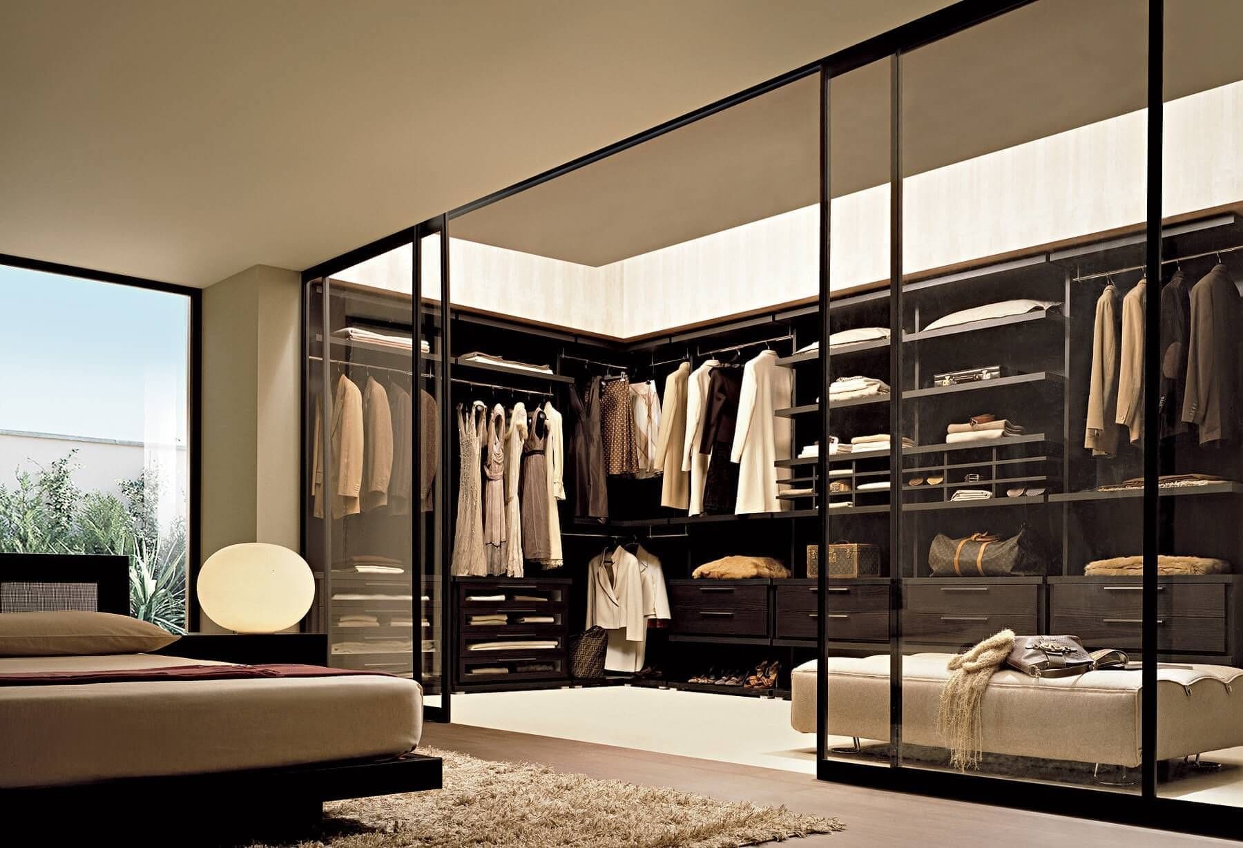 Thiết kế phòng ngủ 50m2 có phòng thay đồ