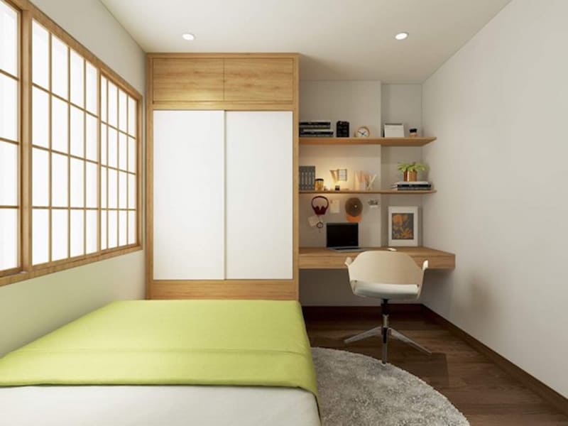 Thiết kế phòng ngủ 5m2 nội thất đa năng