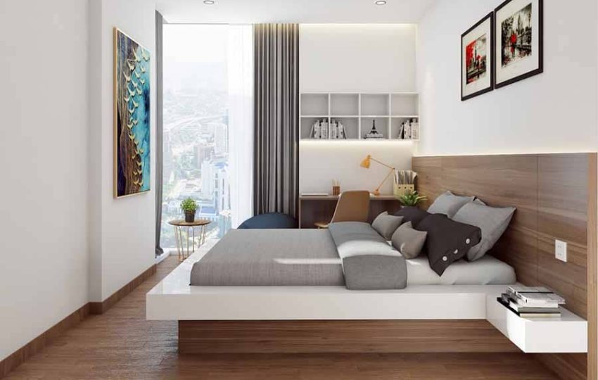 Thiết kế phòng ngủ 8m2 nội thất đa năng