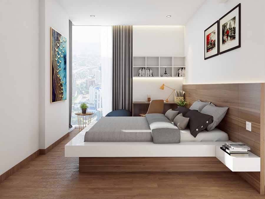 Thiết kế phòng ngủ 8m2 nội thất đa năng