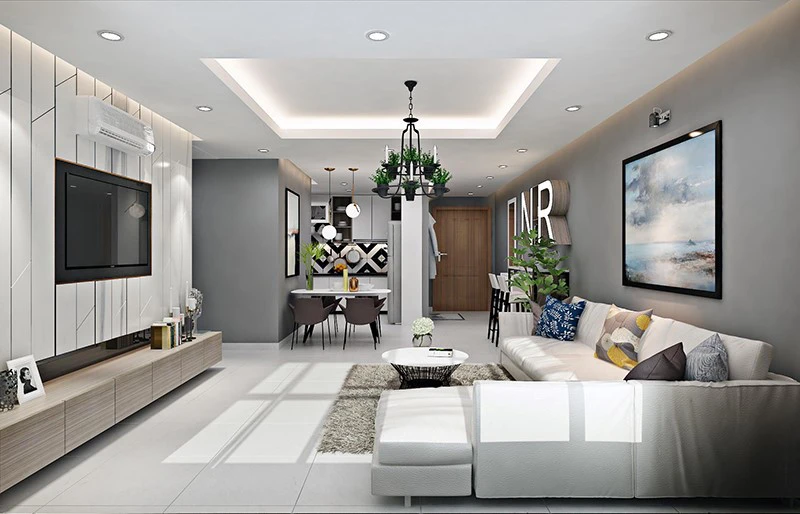 Đặc điểm của phòng khách chung cư 25m2