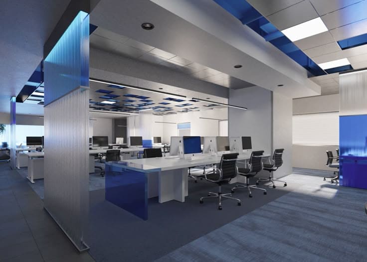 Thiết Kế Văn Phòng 200m2 Giải Pháp Không Gian Mở, Hiện Đại & Tiết Kiệm