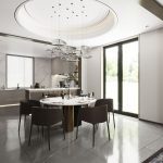 Thiết kế phòng bếp 15m2 phong cách Hiện Đại