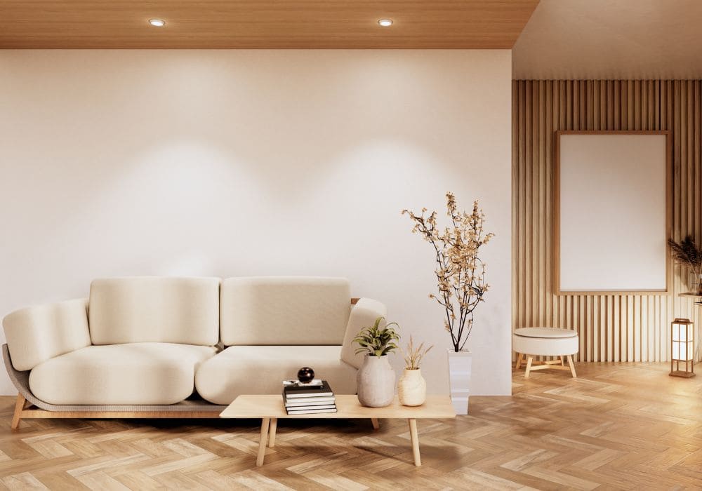 Thiết kế phòng khách 16m2 phong cách Đơn Giản