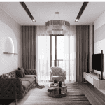 Thiết kế phòng khách 8m2 phong cách Cổ Điển