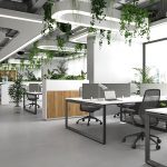 Thiết kế văn phòng 200m2 phong cách Eco
