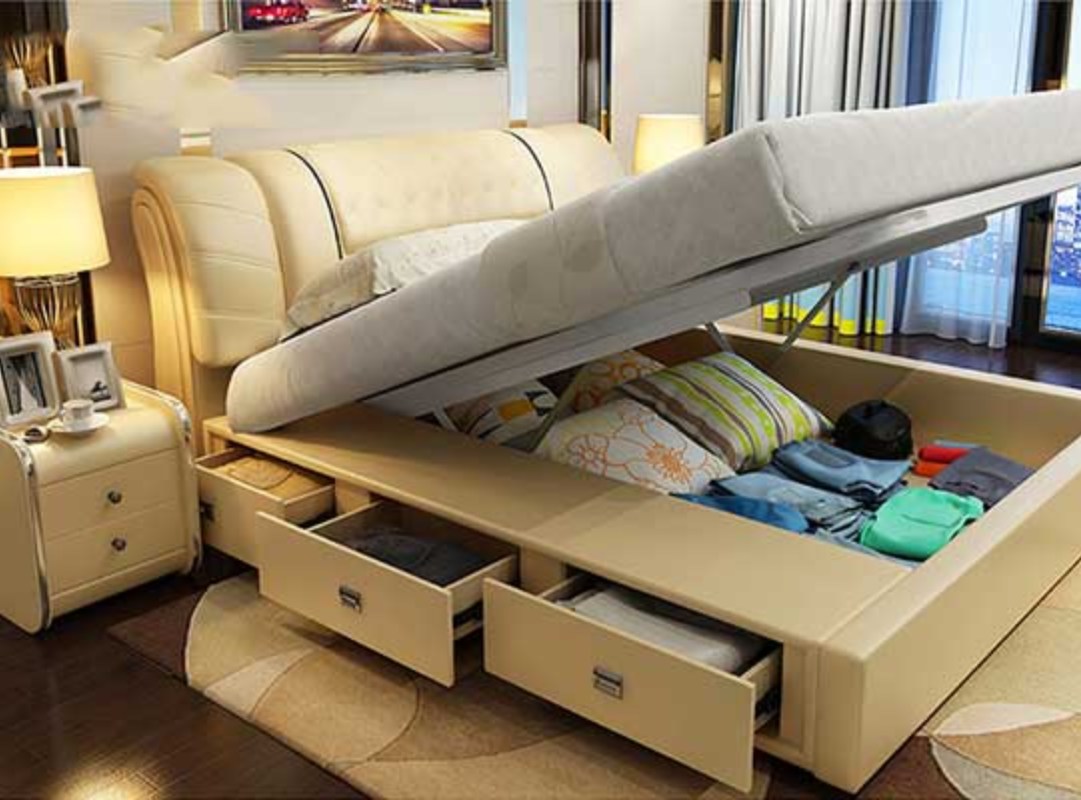 Phòng khách kết hợp phòng ngủ – Giải pháp thiết kế sáng tạo