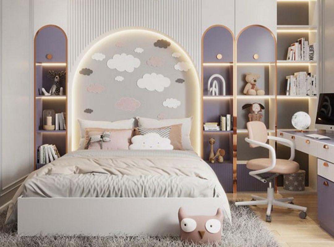 Phòng ngủ bé gái 18 tuổi – Không gian thiết kế đầy cảm hứng