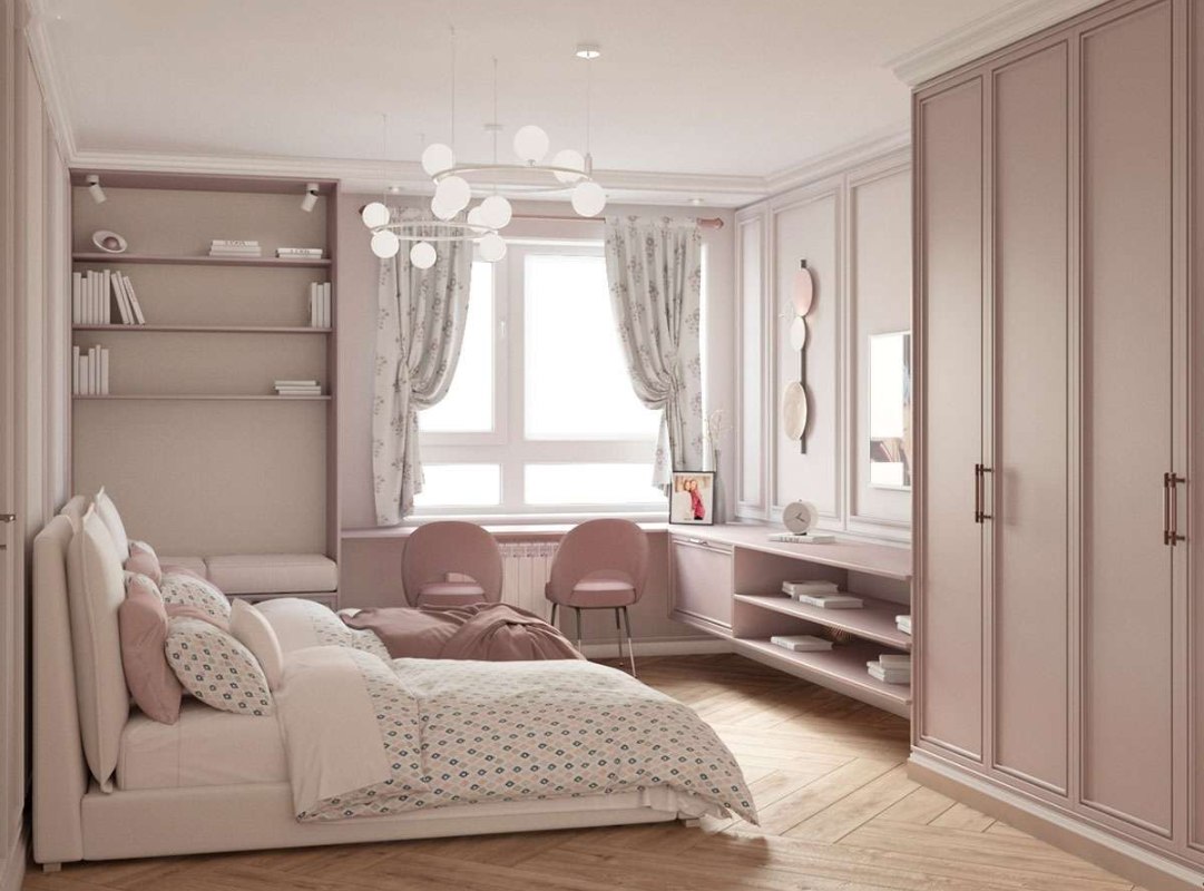 Phòng ngủ bé gái 18 tuổi – Không gian thiết kế đầy cảm hứng