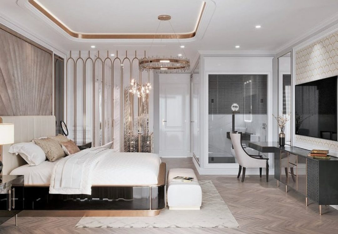 Phòng ngủ có nhà vệ sinh? Giải pháp thiết kế hợp phong thủy