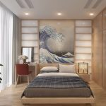 Thiết kế phòng ngủ Nhật Bản theo phong cách tối giản, hiện đại