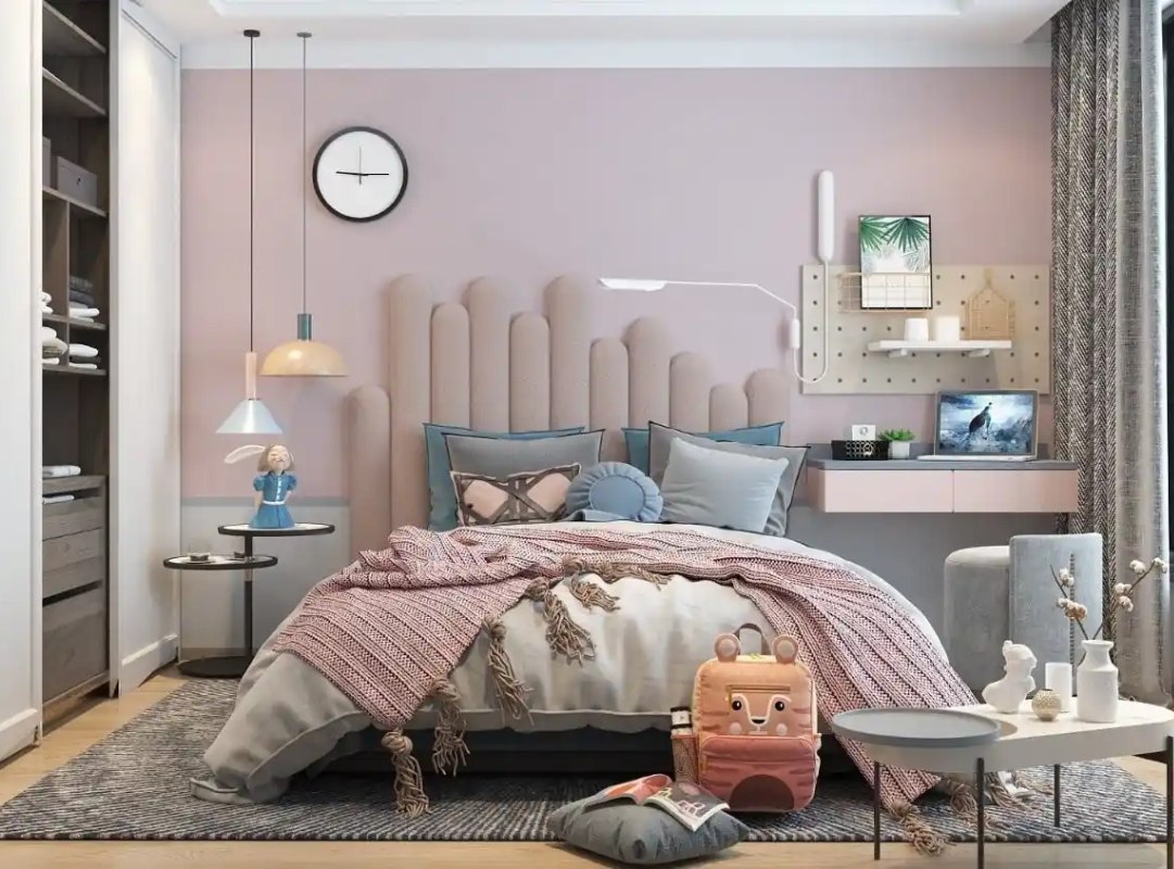 Phòng ngủ bé gái 18 tuổi – Không gian thiết kế đầy cảm hứng