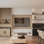 Phòng khách có bàn thờ đẹp – Giải pháp phong thủy và thẩm mỹ