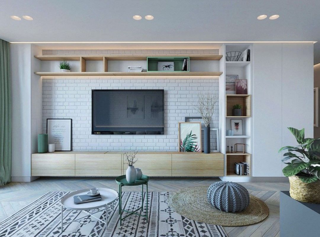 7+ ý tưởng đẹp, sang trọng phòng khách có ô trang trí tường