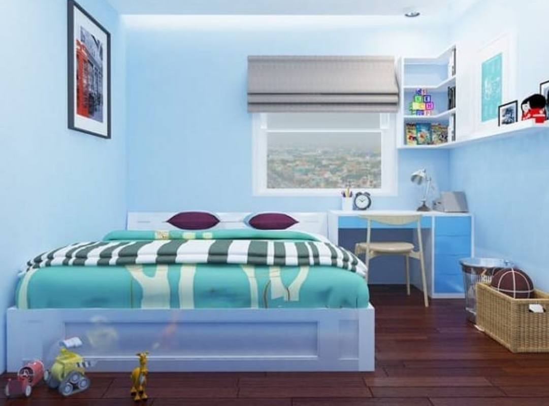 Mẫu phòng ngủ cho người mệnh thuỷ phong cách hiện đại