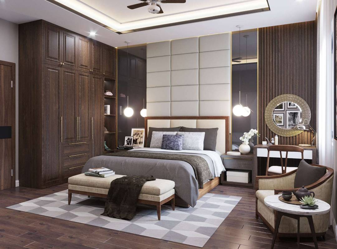 Mẫu thiết kế phòng ngủ ông bà theo phong cách hiện đại