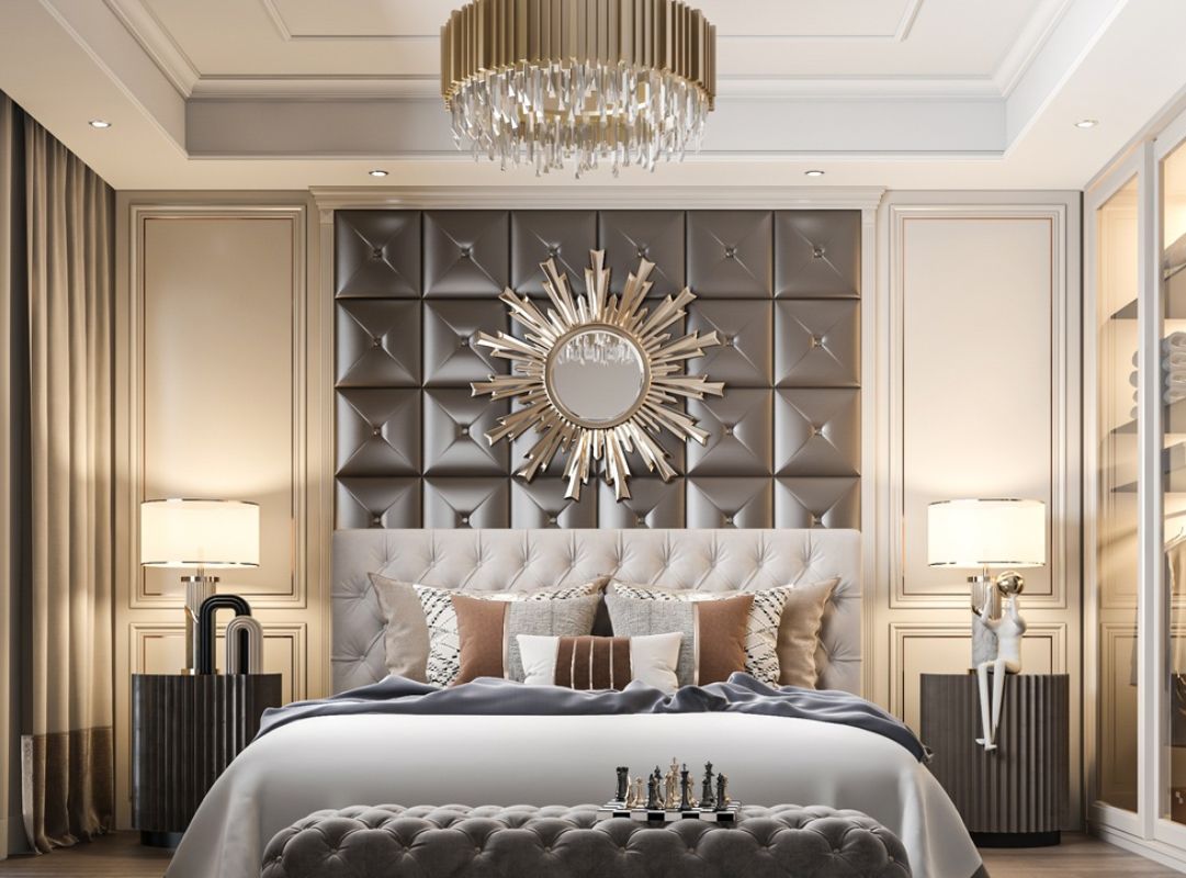 Ánh sáng tự nhiên làm nổi bật vẻ đẹp phòng ngủ.