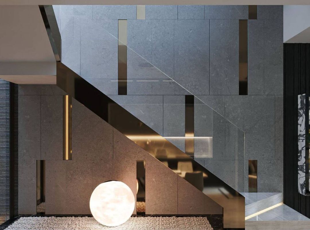 10 cách trang trí gầm cầu thang phòng khách tối ưu diện tích