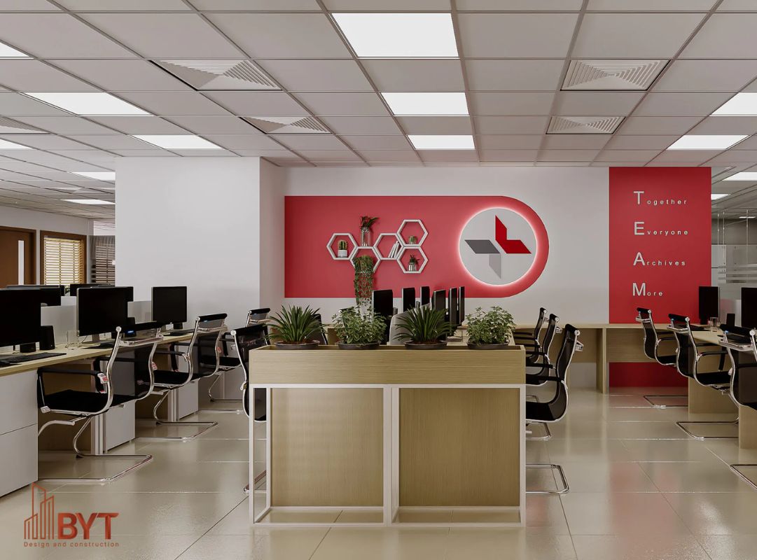 Nội thất văn phòng hài hòa, chuyên nghiệp cho doanh nghiệp