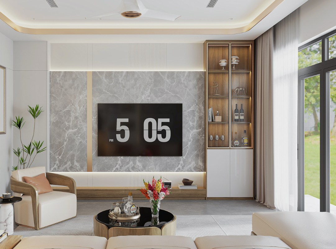 Thiết kế thi công không gian sân vườn thoáng đãng