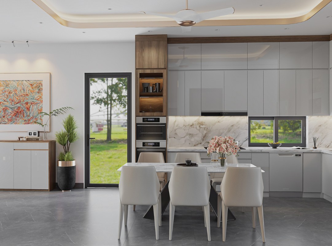 Thiết kế thi công nội thất Đông Anh với không gian mở