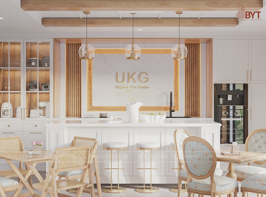 Thư giãn với thiết kế cafe xanh mát