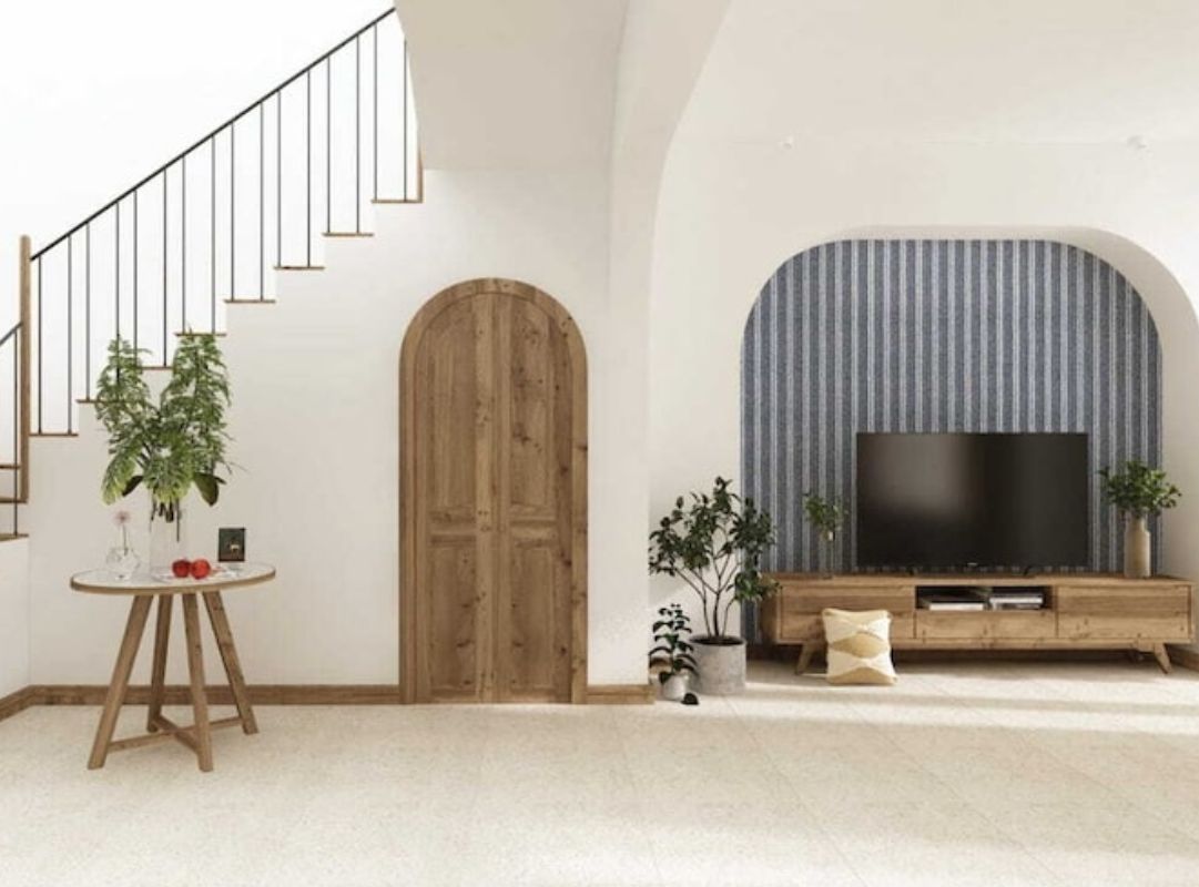 10 cách trang trí gầm cầu thang phòng khách tối ưu diện tích