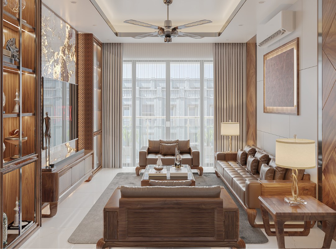 Thiết kế thi công nội thất đan phượng tối giản