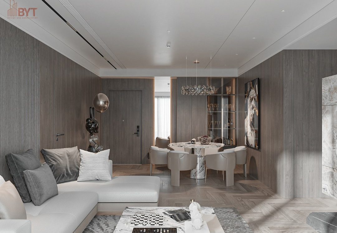 Thiết kế nội thất căn hộ 3 phòng ngủ