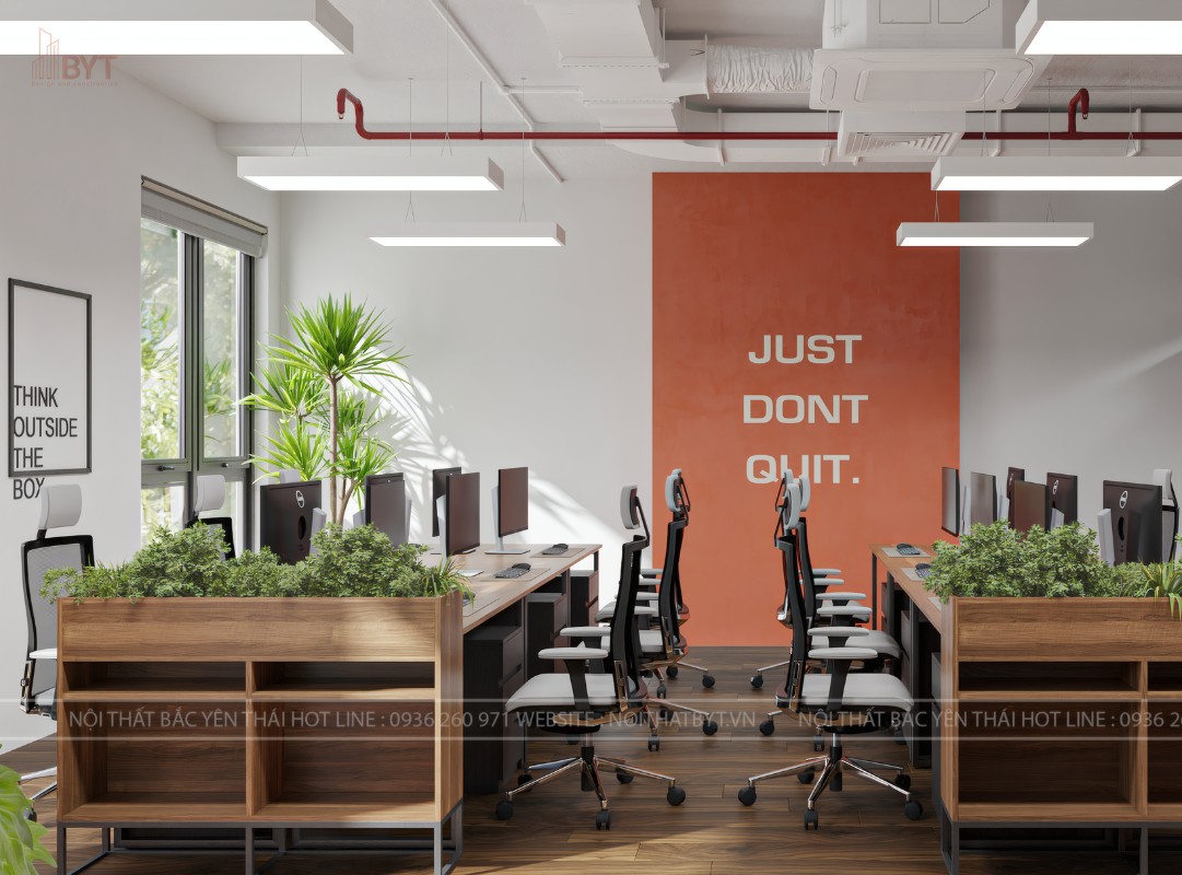 Công ty thiết kế nội thất văn phòng tiện nghi