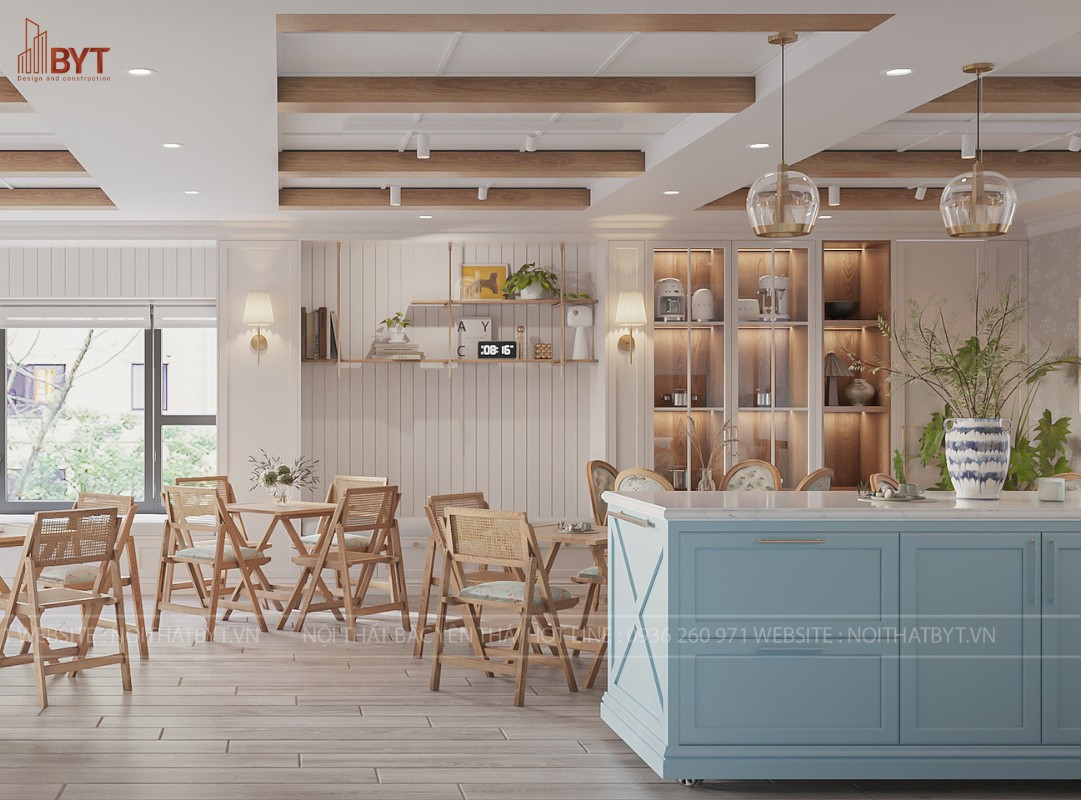 Thi công nhà hàng cafe trọn gói