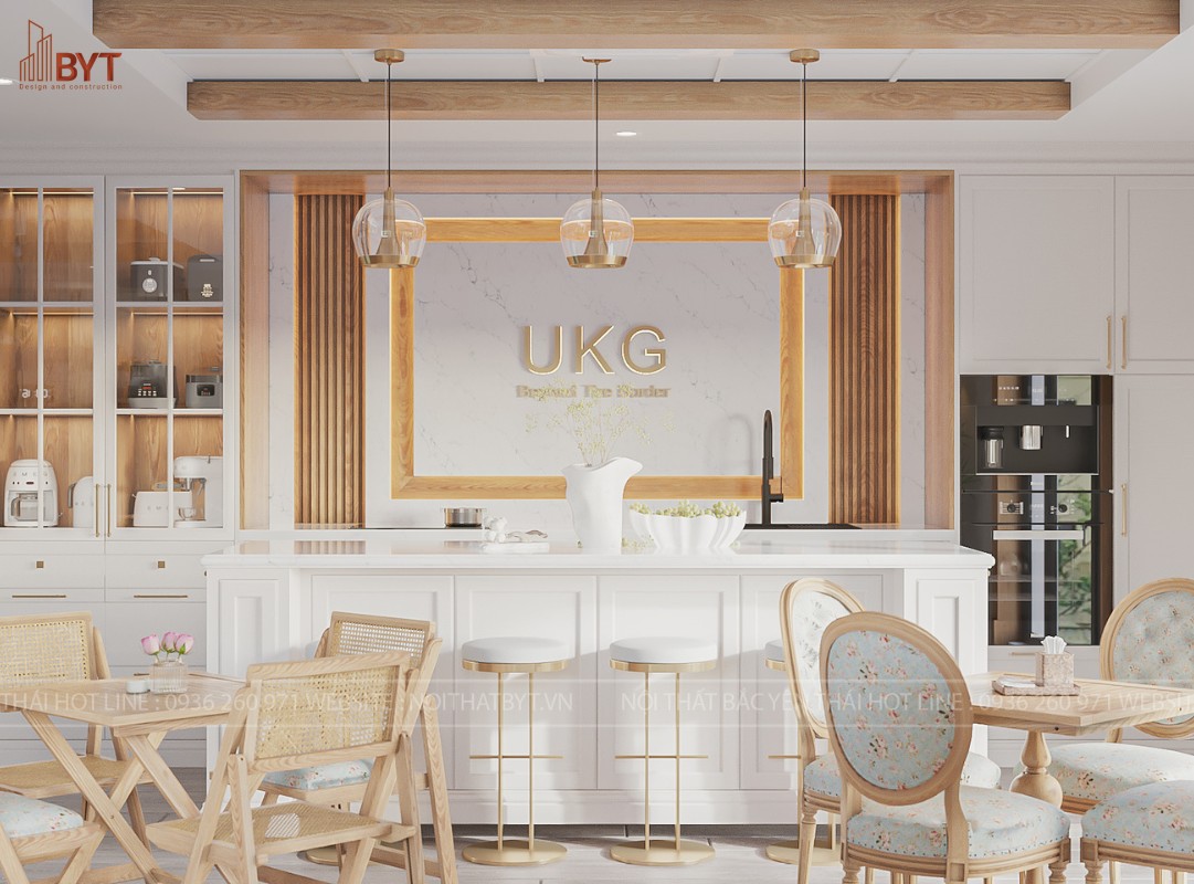 Thiết kế nội thất nhà hàng - cafe tinh tế