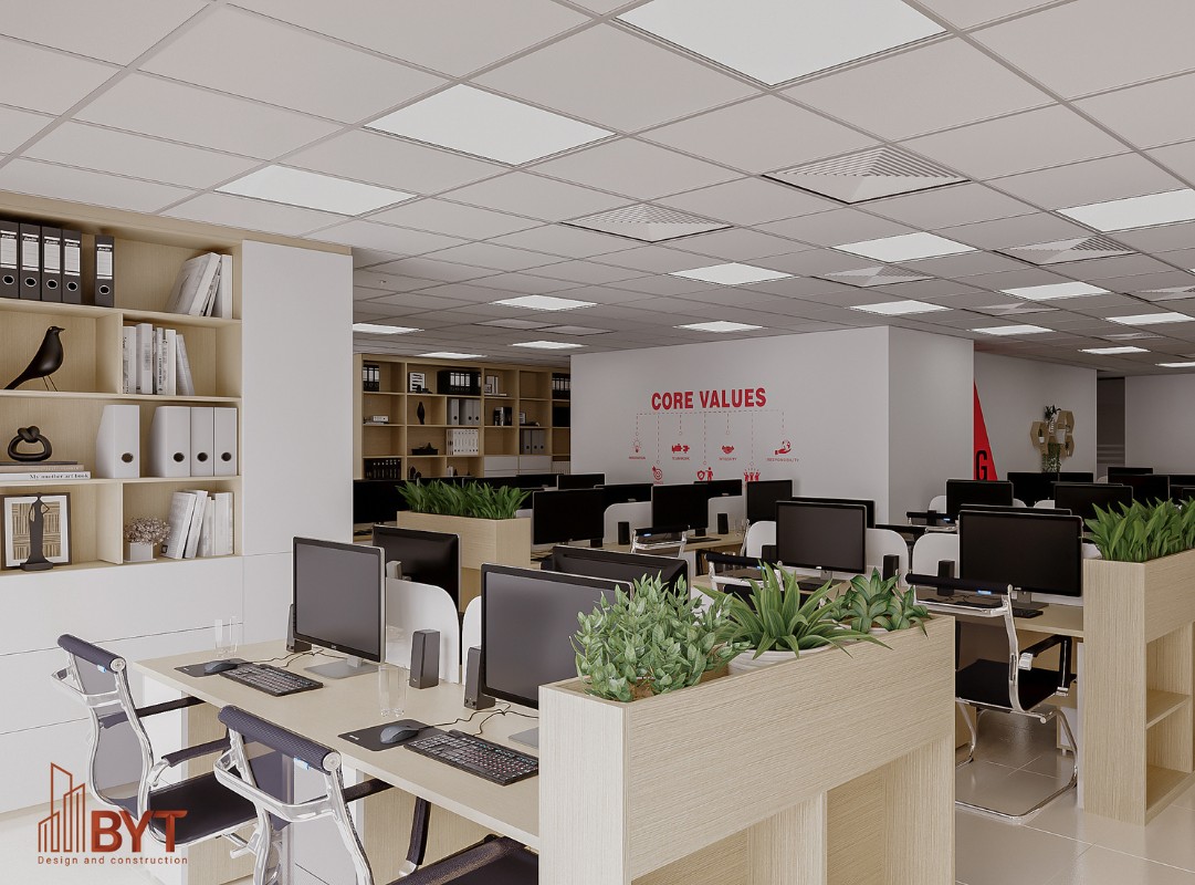 Thiết kế văn phòng sáng tạo, nâng cao hiệu suất làm việc