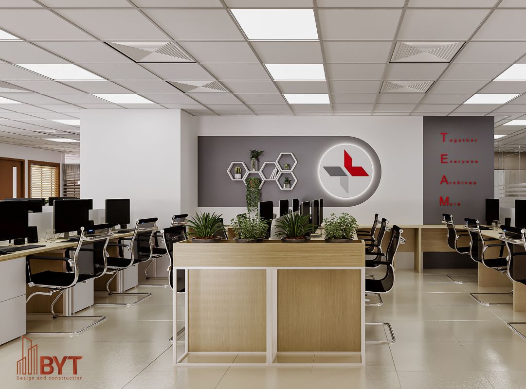 Trang trí nội thất văn phòng đẹp, thân thiện