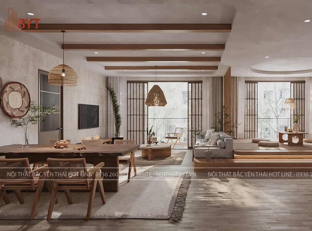 Phong cách Japandi tối giản, ấm áp