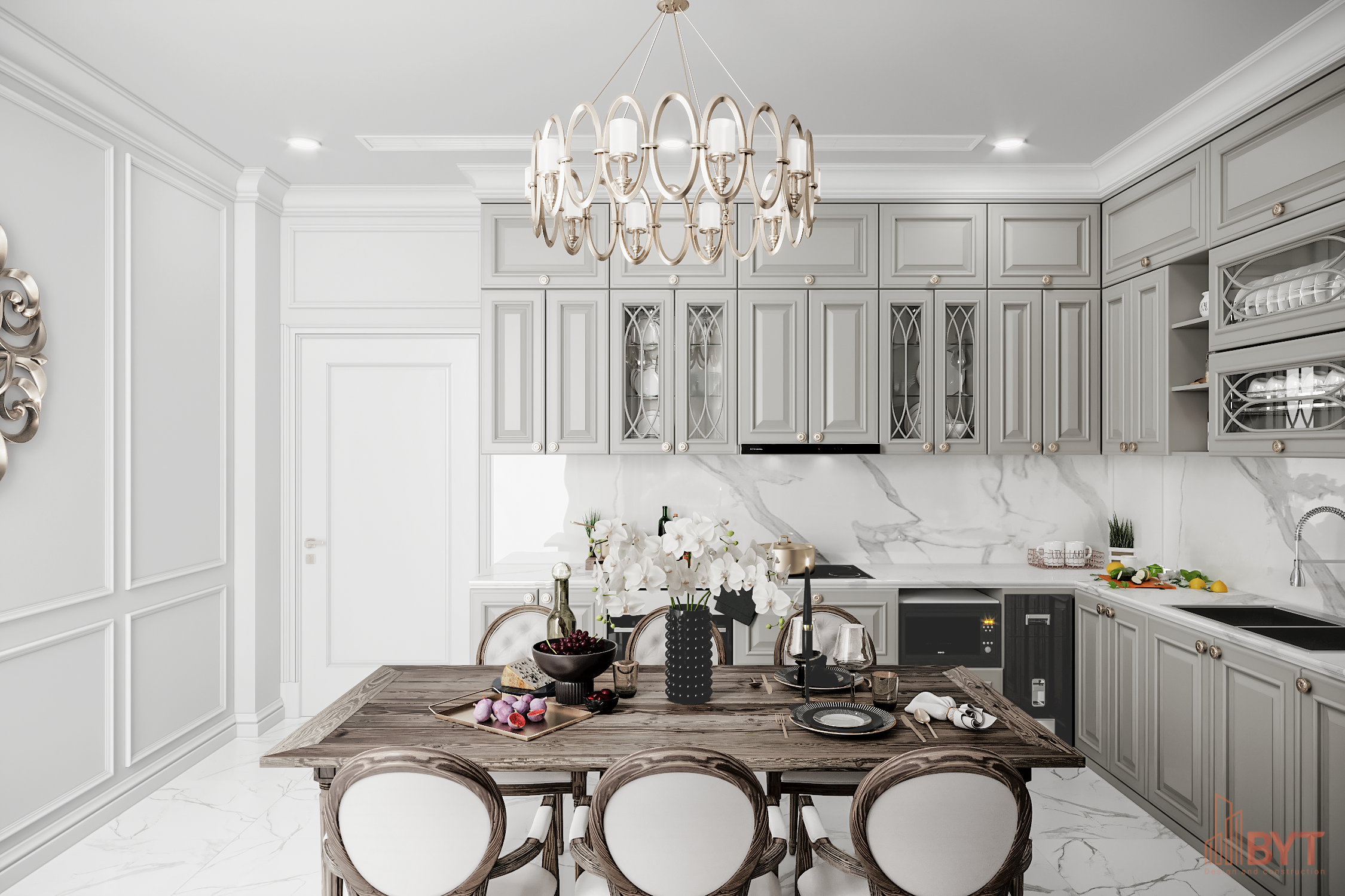 Bảng màu phong cách Modern Luxury