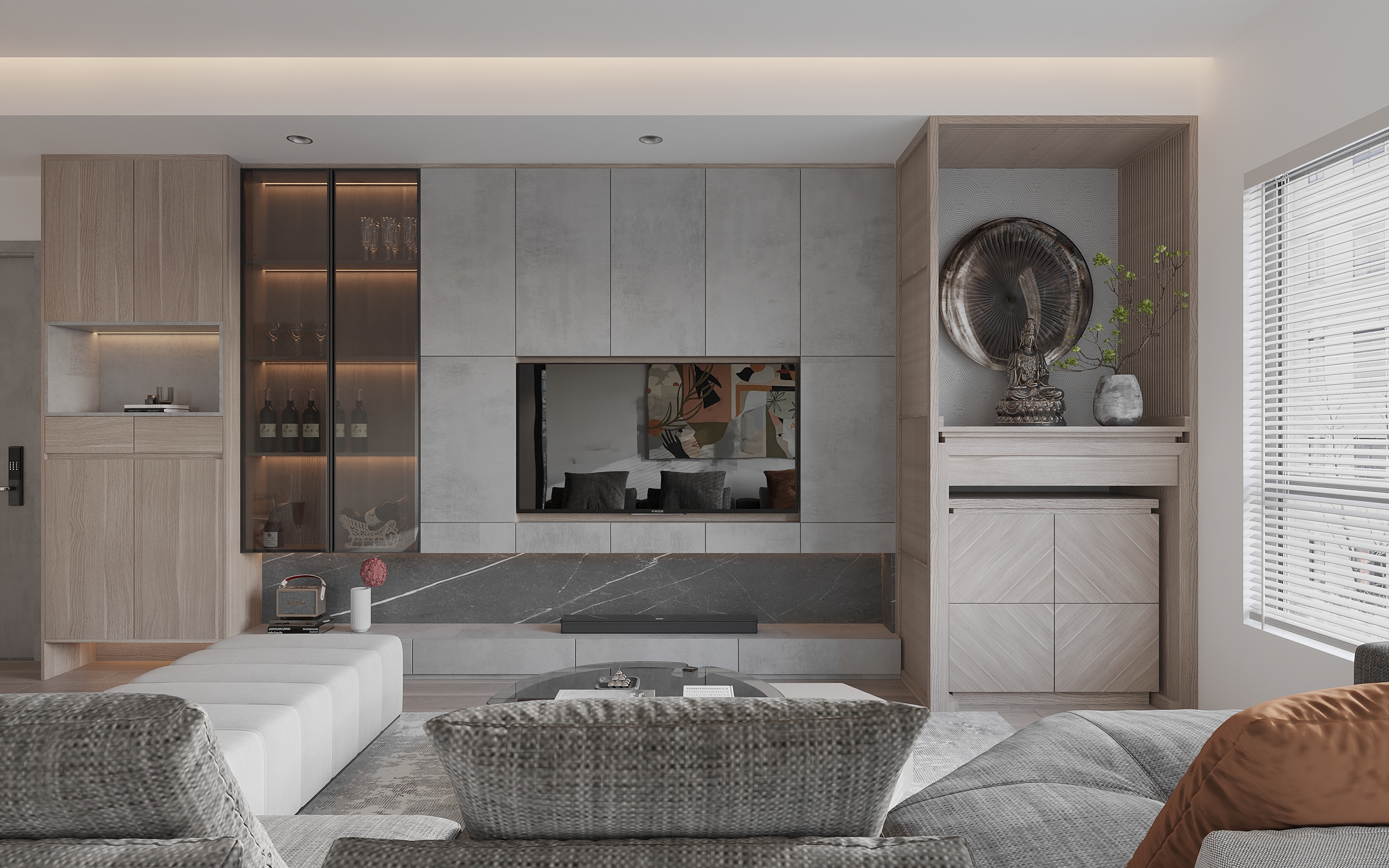 Bỏ qua thiết kế ánh sáng, khiến căn hộ tối, phẳng và mệt khi ở lâu